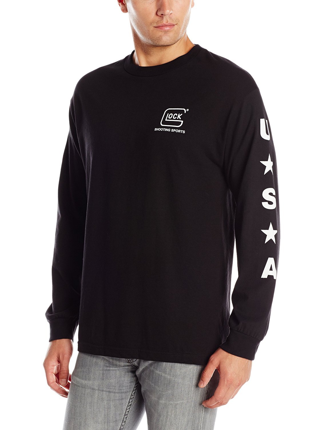 Glock Men's Shooting Sports Long Sleeve TShirt, Black, XXLarge Apparel Accessories