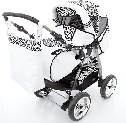 poussette canne leopard