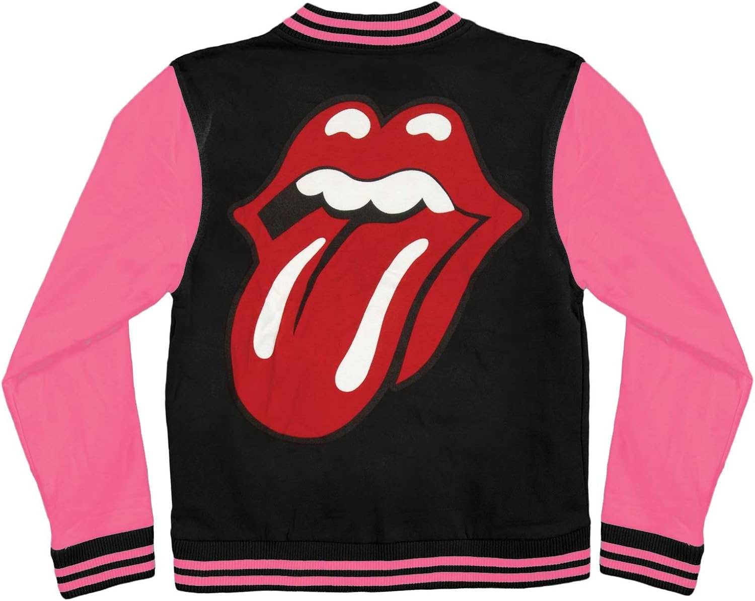 Rolling Stones Womens Classic Tongue Back Print Jacket Black