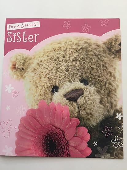 Biglietto Di Auguri Per Una Sorella Speciale Orsacchiotto Di Amazon It Cancelleria E Prodotti Per Ufficio