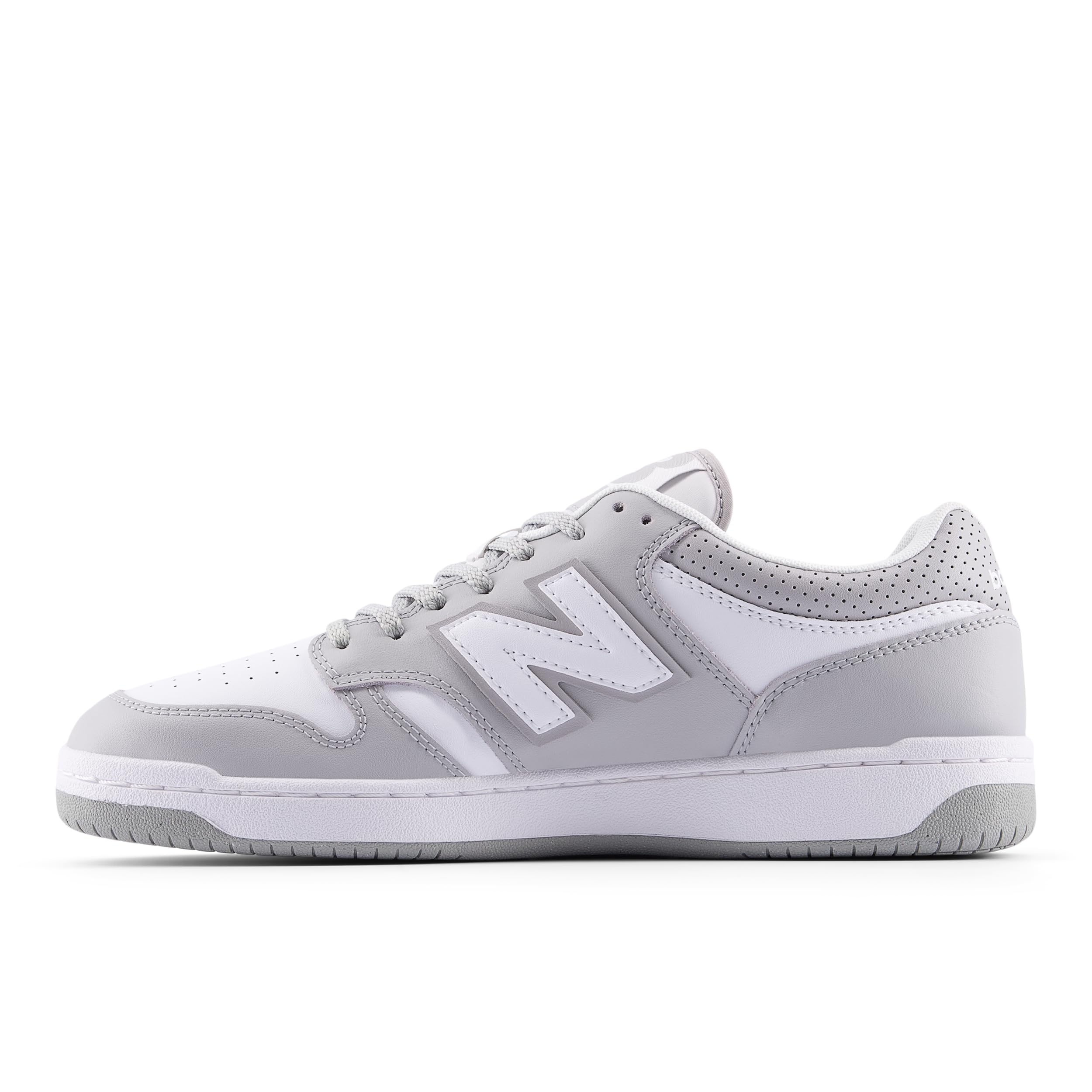 New Balance Men's 480 V1 Sneaker, Grey/White, 10.5