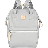 himawari Laptop Backpack for Women&Men Travel Backpack With USB Charging Port Large Business Bag Water Resistant College Bag Computer Doctor Bag(1881-Grey)
