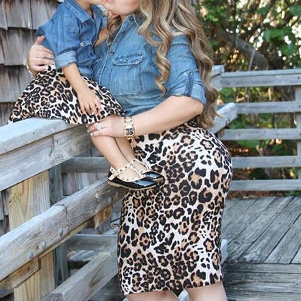 family matching denim shirts