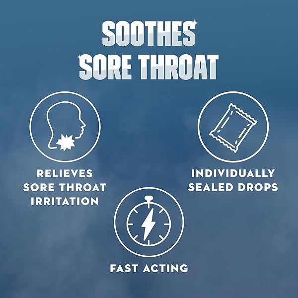 MUCINEX INSTASOOTHE SORE THROAT RELIEF DROPS, SORE THROAT LOZENGES, SORE THROAT MEDICINE WITH HEXYLRESORCINOL, COUGH DROPS ALTERNATIVE, HONEY & ECHINACEA FLAVOR MEDICATED NUMBING THROAT DROPS, 40 CT