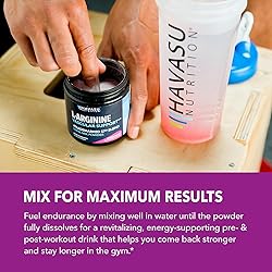 L-Arginine Powder - Nitric Oxide Supplement for Men
