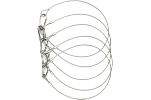 Bayyee 25.5" Stage Light Stainless Steel Safety Rope Cable Security Wire for Heavy Duty Lamp Light, Max 110 Pound, 5 Pack Silver