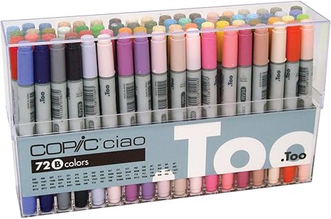 Copic Ciao 72 Piece Marker Set B Amazoncouk Office