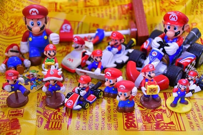 Amazon スーパーマリオ チョコエッグ シークレット マリオカート ソフビ フィギュア 人形 ミニカー など まとめて おもちゃ ホビー