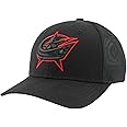 ZHATS NHL Officially Licensed Adjustable Snapback Hat Dakota Element Black