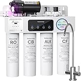 [Dual Flow] Waterdrop WD-T4-A Alkaline pH+ Reverse Osmosis Water Filter, NSF/ANSI 372 Certified, 10-Stage, 450GPD Tankless Undersink RO Filtration System, 2:1 Pure to Drain, BPA Free, Plug-in required