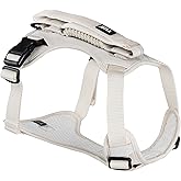 TUG Grab Dog Harness | Integrated Traffic Leash Magnetically Attached for Quick Control (Large/Cream)