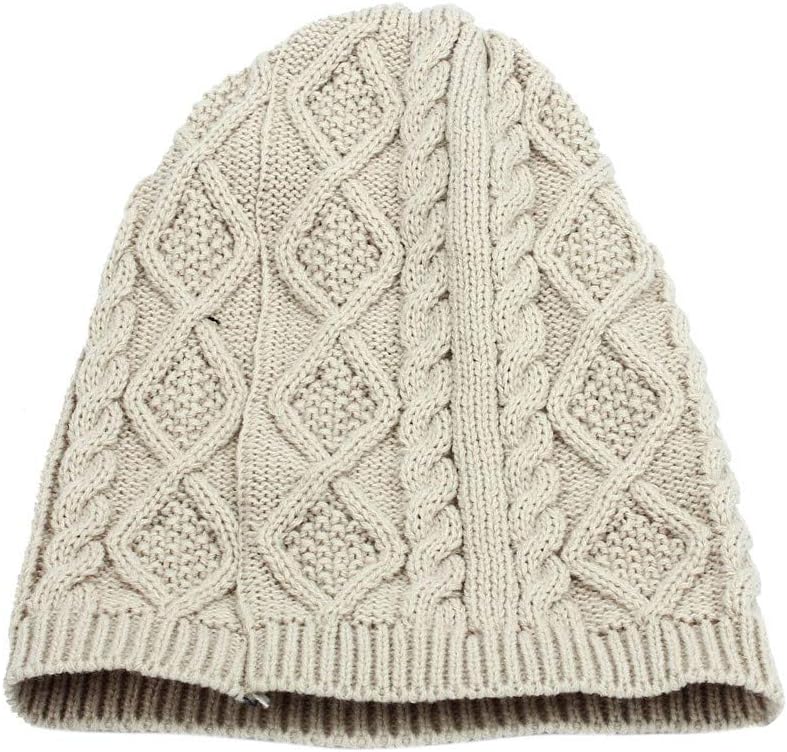 URIBAKE Women's Knitted Baggy Beanie Beret Winter Warm Oversized Ski Cap Hat Multi Colors