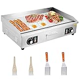 JustSmart 30" Commercial Electric Griddle, 3000W