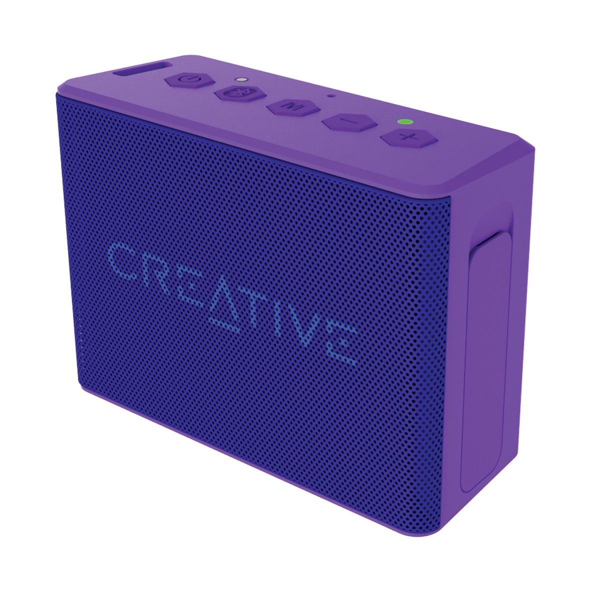 Creative MUVO 2c Palm Sized Water Resistant Bluetooth Speaker with Built-In MP3 Player - Purple