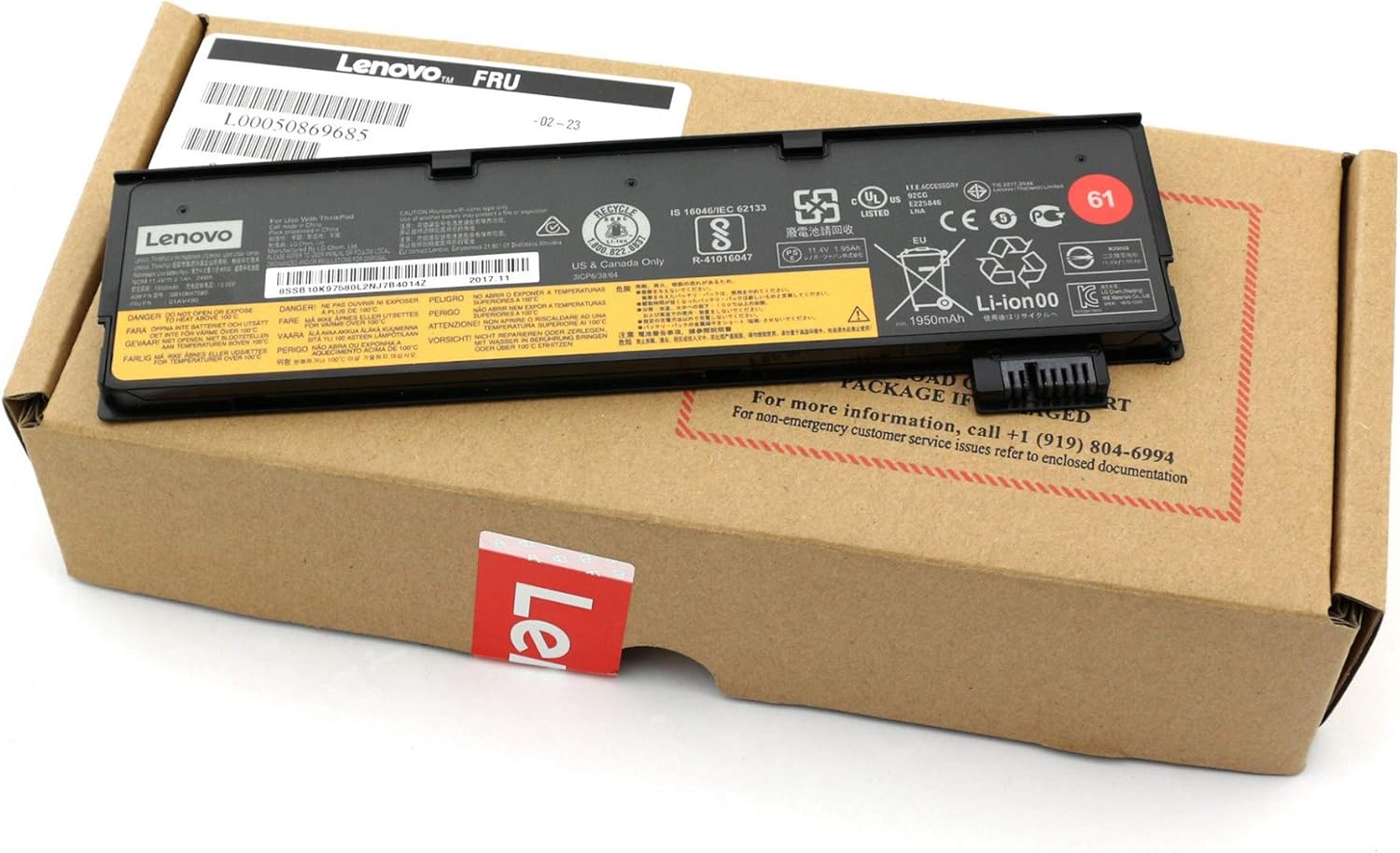 Lenovo battery 61 original Battery 24Wh standard Amazon.co.uk Electronics