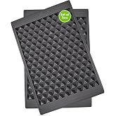 Tovolo Mini Ice Cube Tray Set with Twist and Release Mini Nugget Ice Cube Trays, BPA Free Silicone Mini Ice Tray with Storage Bin and Mini Scoop, Stackable Dishwasher Safe Mini Ice Cube Trays