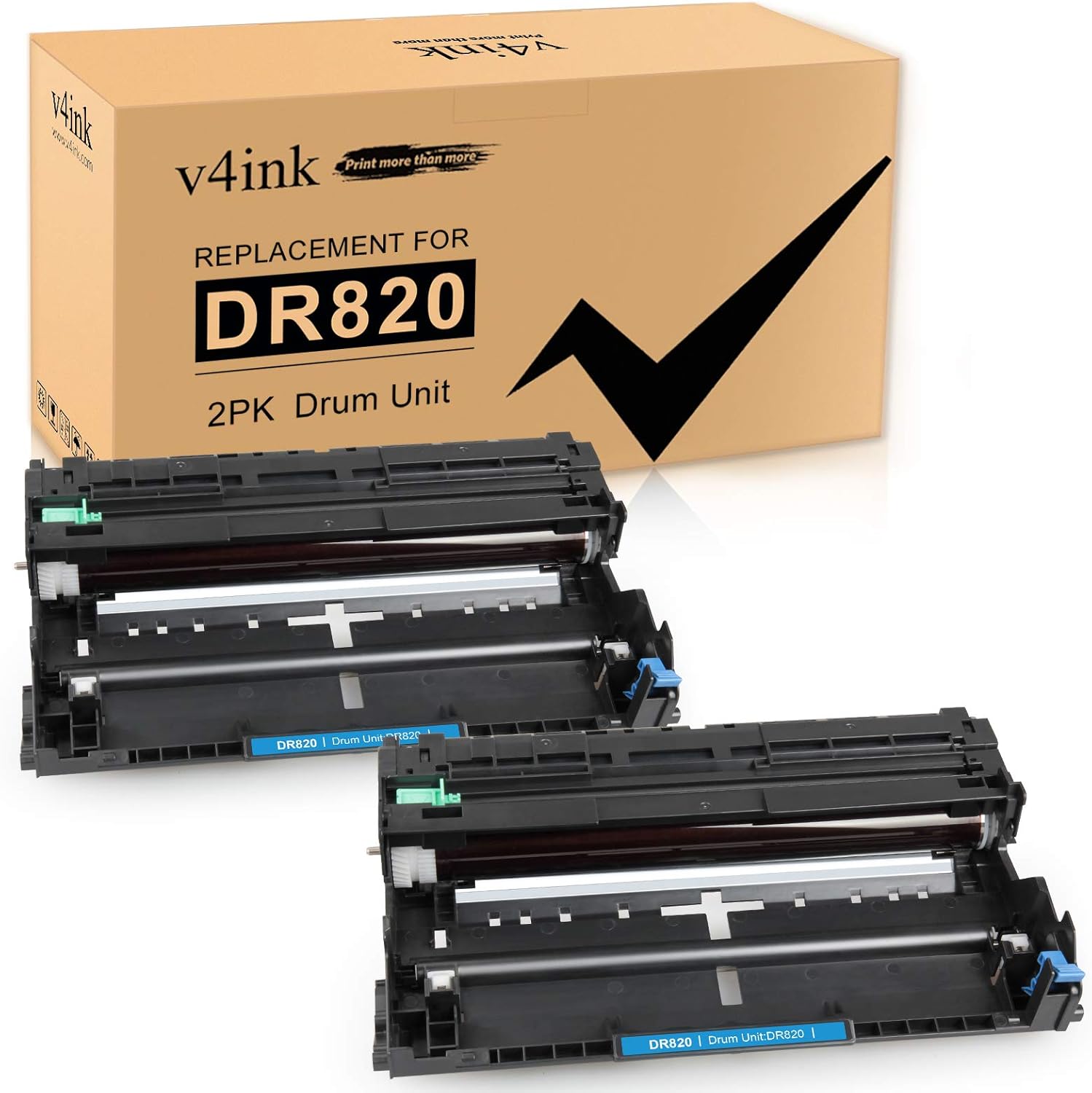 v4ink DR820 Compatible Drum Replacement for Brother DR820 DR820 Drum