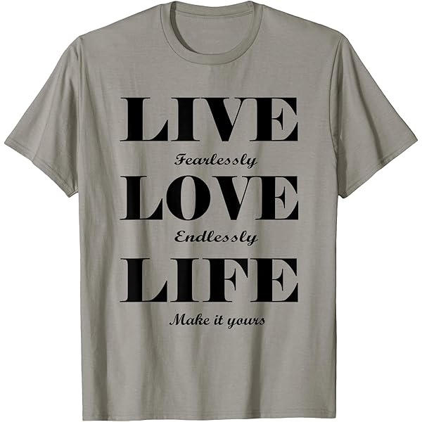 Amazon.com: Live Love Life T-Shirt : Clothing, Shoes & Jewelry