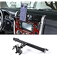 LLKUANG Car Instrument Panel Track Mobile Phone Holder Trim for Toyota FJ Cruiser 2007-2021 Central Control Air Vent Multifunctional Mobile Phone Holder (Style 1-B)