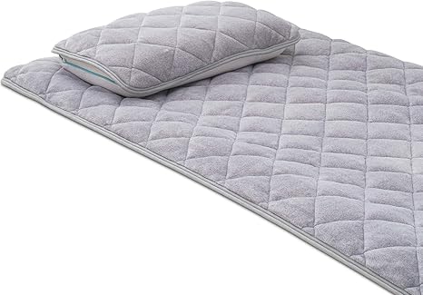 Amazon Amazonブランド Umi ウミ 敷きパッド ベッドパッド あったか 備長炭蓄热棉 フランネル ベッドシーツ 敷き毛布 ベッドマット 抗菌防臭 マットレスパッド 洗濯機ｏｋ ネット使用 ゴムバンド付き クイーン 160x0cm ストライプパープル 枕パッド