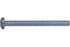 Hillman 92098 6-32-Inch x 2-Inch Pan Head Phillips Machine Screw, 100-Pack,Zinc,2 inches