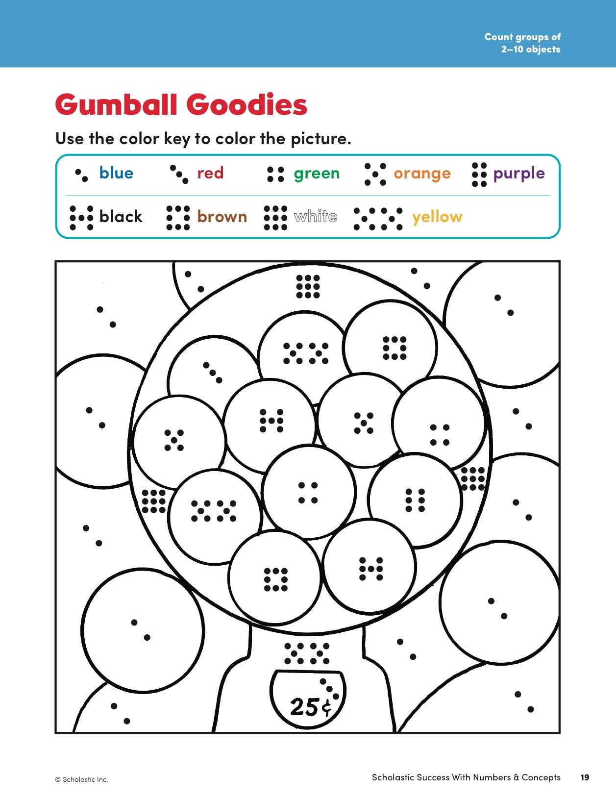Scholastic Success with Numbers & Concepts Workbook (Scholastic Success; Grades Prek-k)