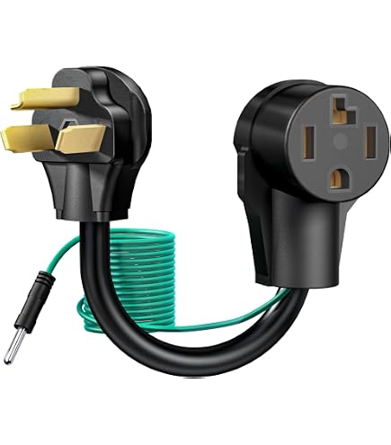 50 Amp 220 Volt 3-Prong Plug Replacement - For RV, Welder, And Heavy-Duty Electrical Use, 2.95 Inch 12 thumbnail image