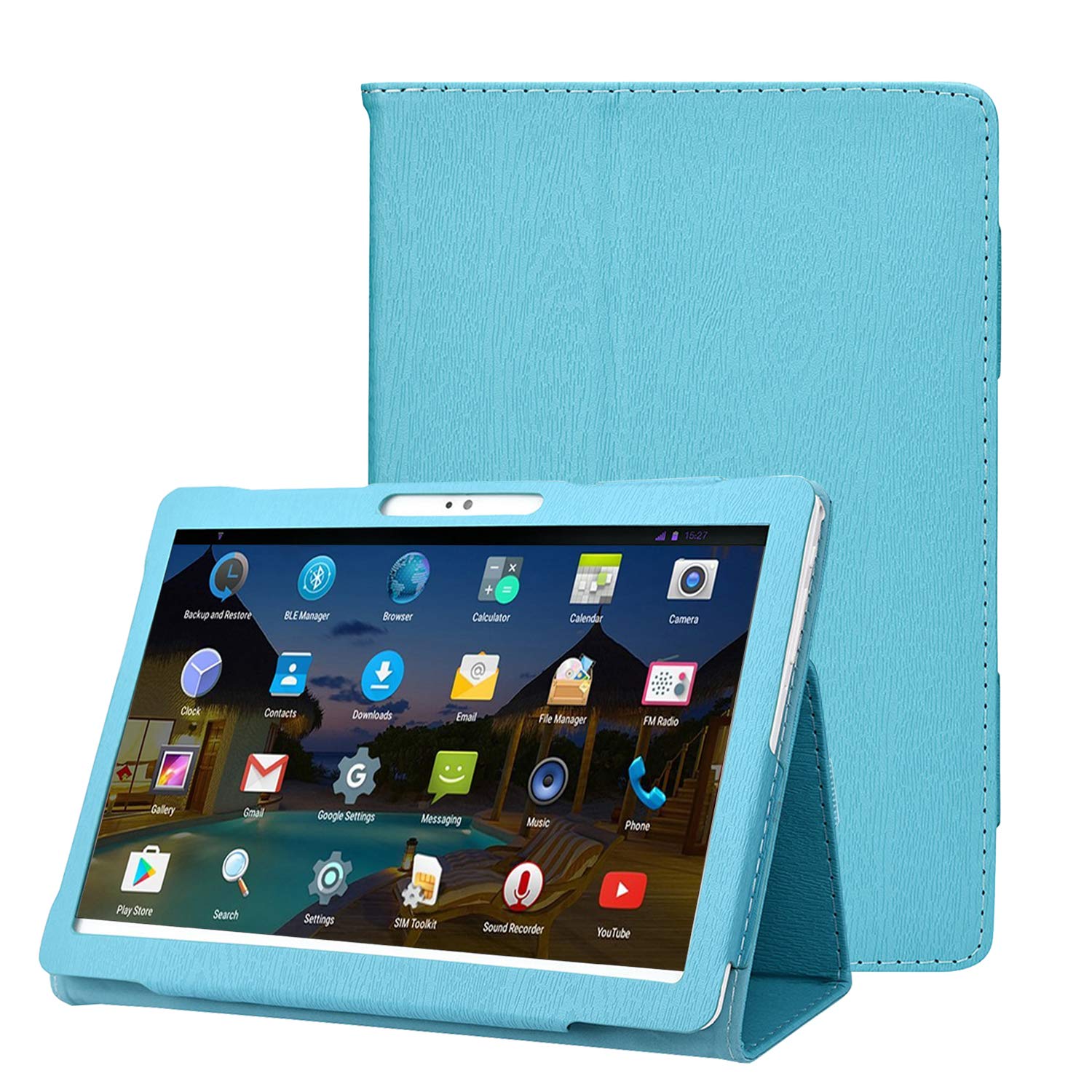 AKNICI Case for Dragon Touch 10/Tianyida TYD-108 TYD-107/Haehne 10.1/SZWEIL 10/MaiTai 10/YUNTAB K107/GOODTEL G3/VANKYO MatrixPad S30/Skyiol K3 K1/TAOERA 10/ibowin 10.1/HONGTAO 10.1/CHAOHENG 10, Blue