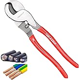 TOOLEAGUE 10 inches Cable Cutter,Heavy Duty Cable Cutting, High Leverage Cutter for Aluminum, Copper, Wire, Communications Ca