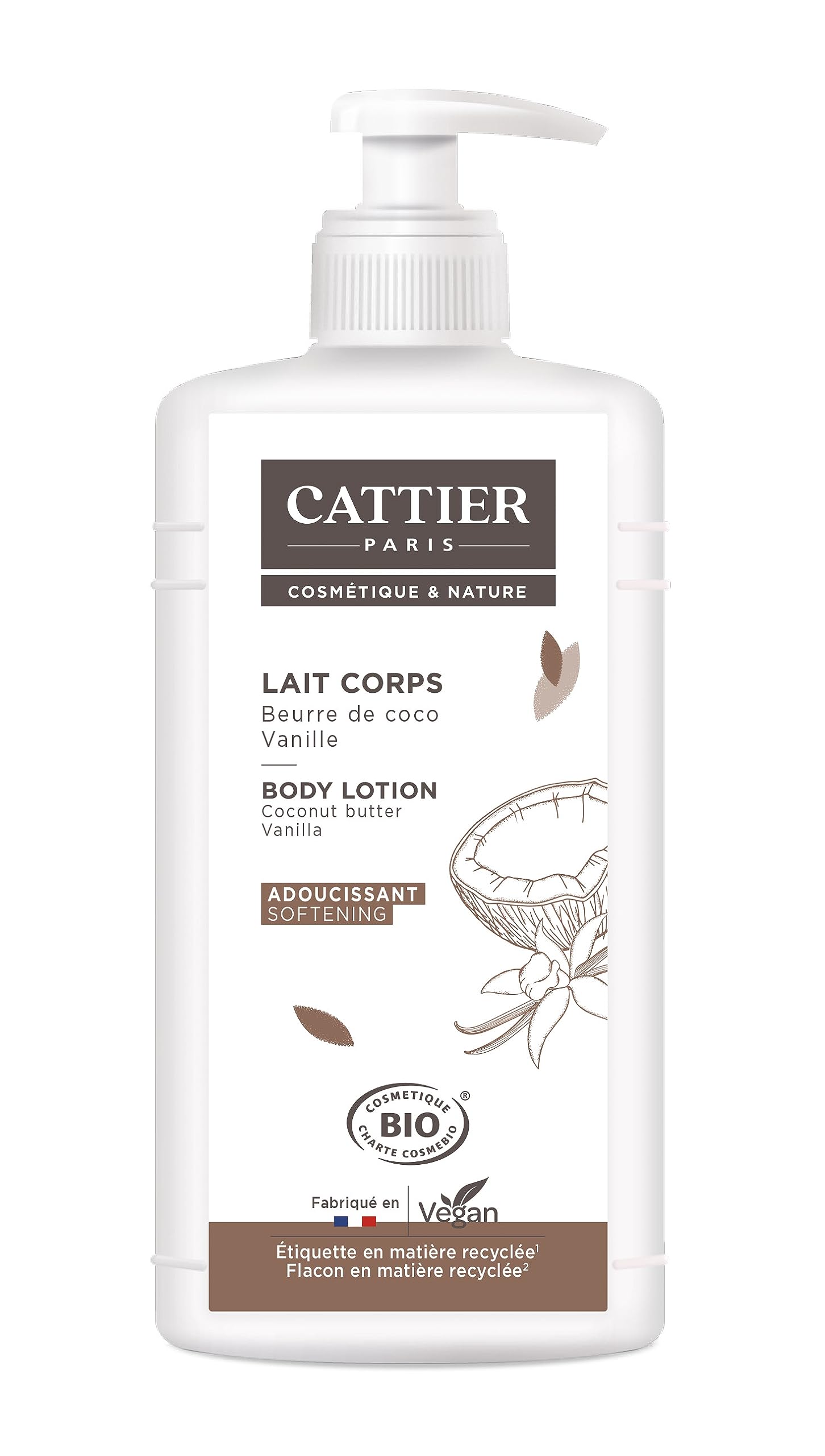 Cattier Softening Body Milk 500ml
