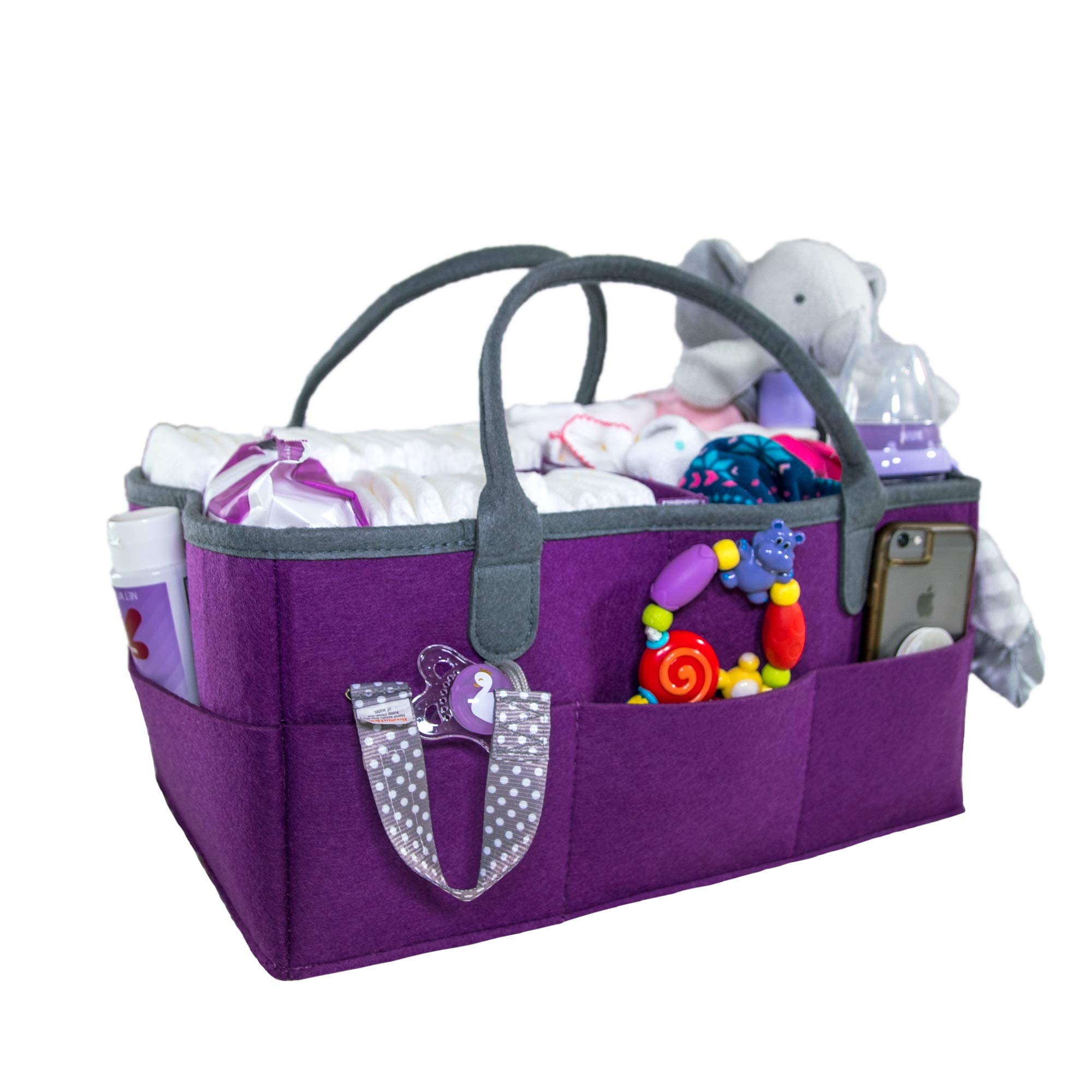 Baby Diaper Caddy Organizer / Portable Nursery Storage