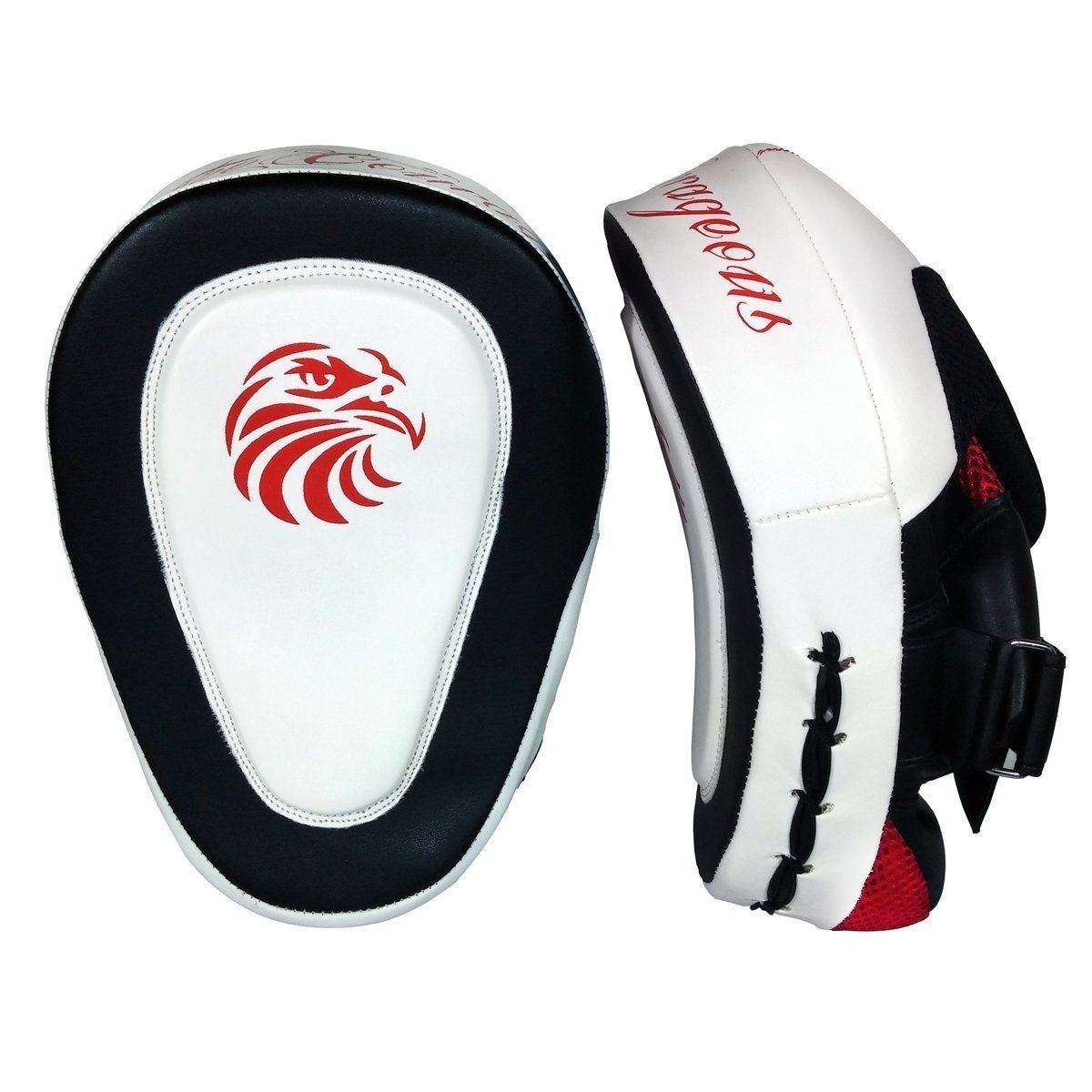 Valour Strike Focus Pads Mitts | Boxing Pads for Punch Bag Training, MMA, Muay Thai & Kickboxing | Curved Boxing Mitts for Sparring, Punch Training & Combat Sports