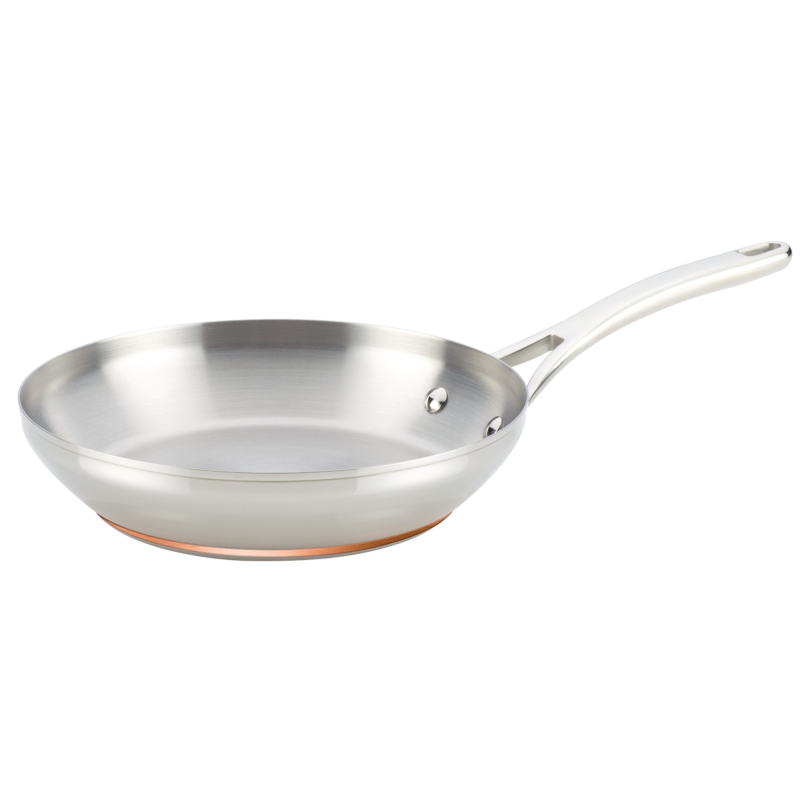 Anolon Nouvelle Copper Stainless Steel 8-Inch French Skillet