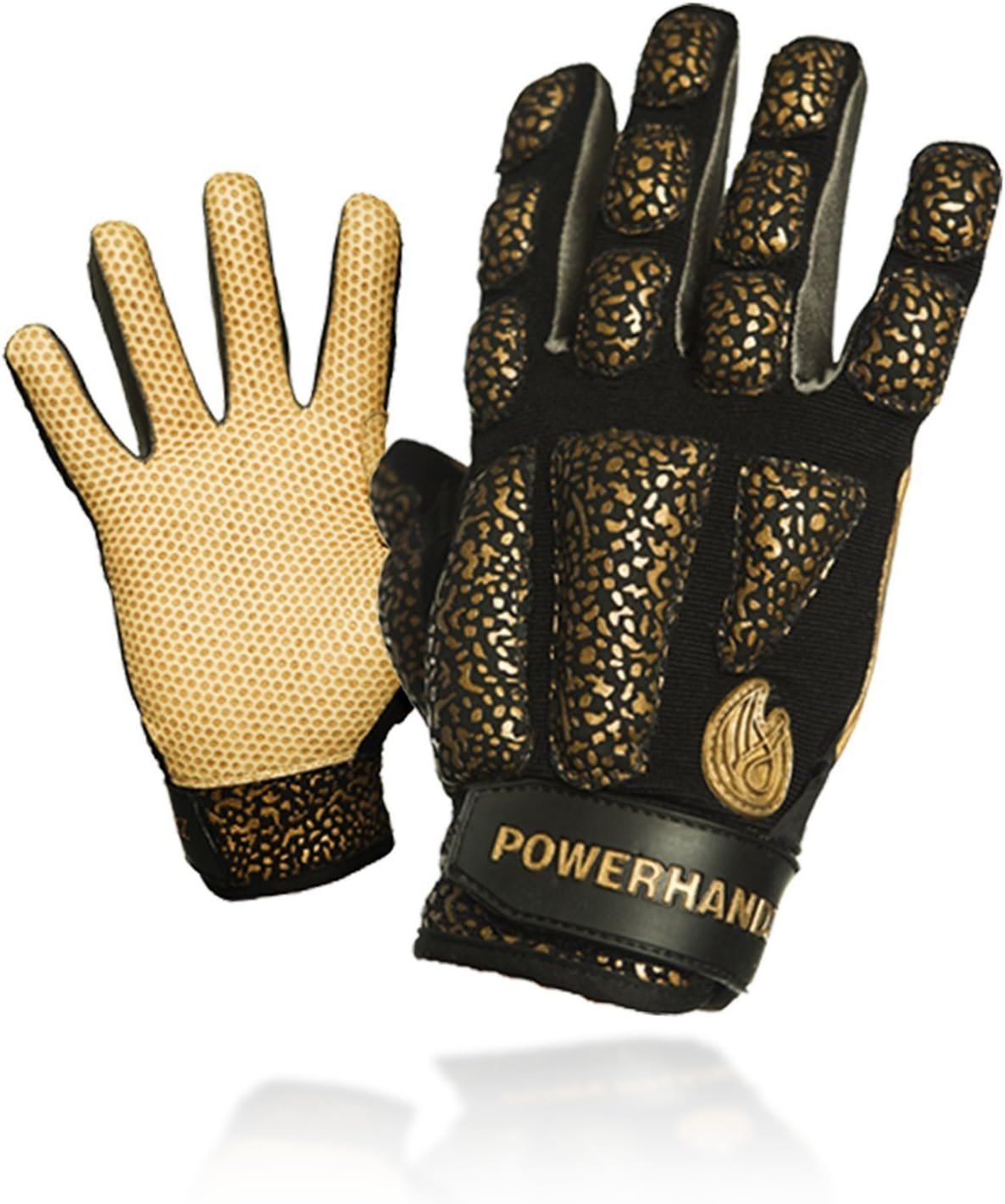 POWERHANDZ Weighted Golf Gloves for Strength and Resistance Training - Non Slip, Pure Grip Golf Practice Gloves