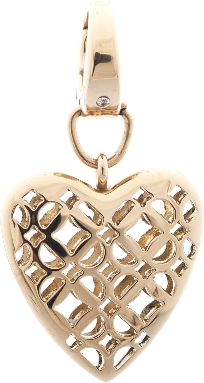 Fossil Anhänger Charms JF00086710 Herz gold Fossil Charms Amazon.de