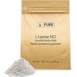 Pure Original Ingredients L-Lysine HCl (1lb) Alpha Amino Acid, Non-GMO, Gluten-Free