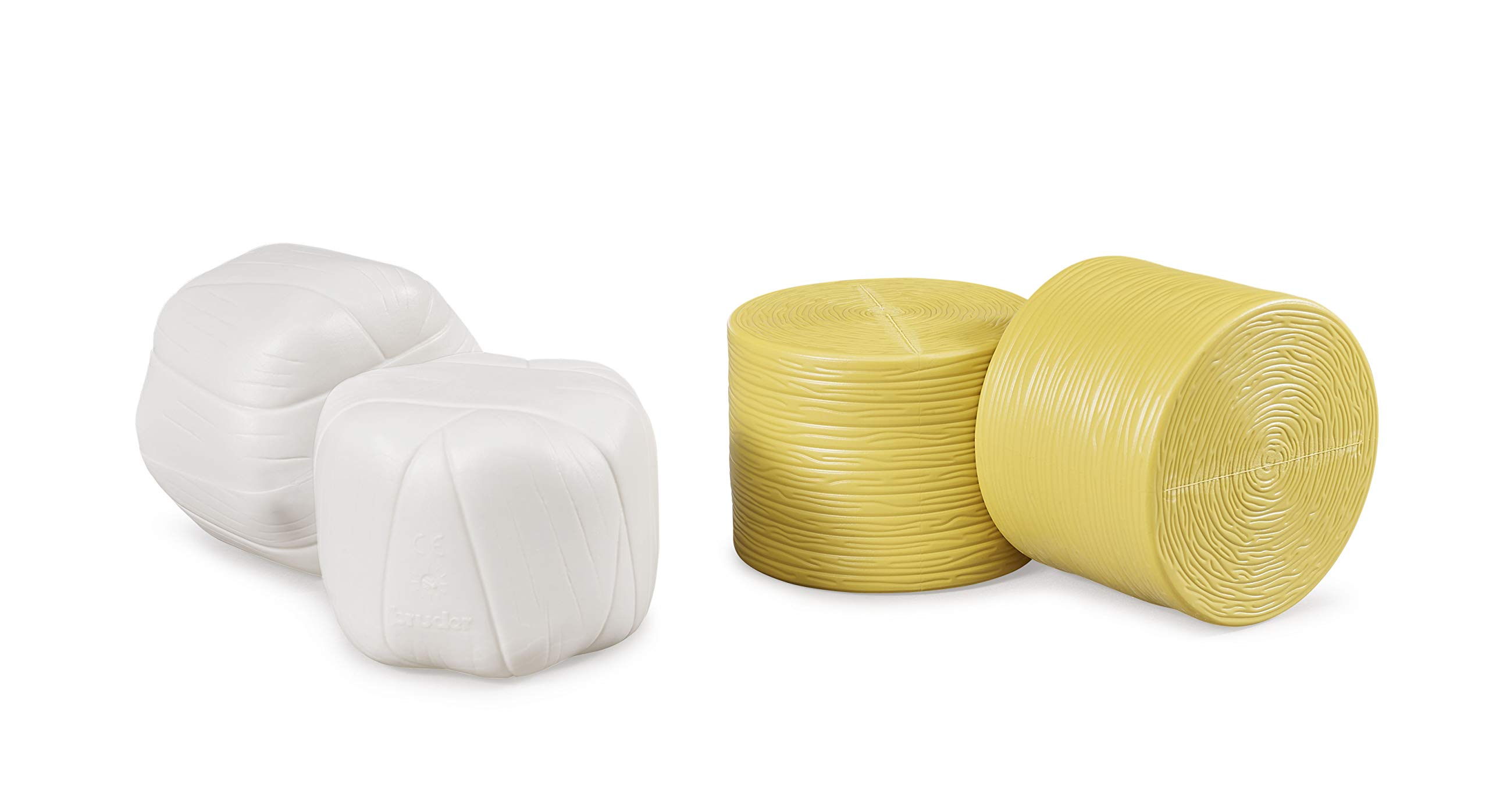 Bruder Round Hay Bales (Pack of 4 Assorted) — image 1