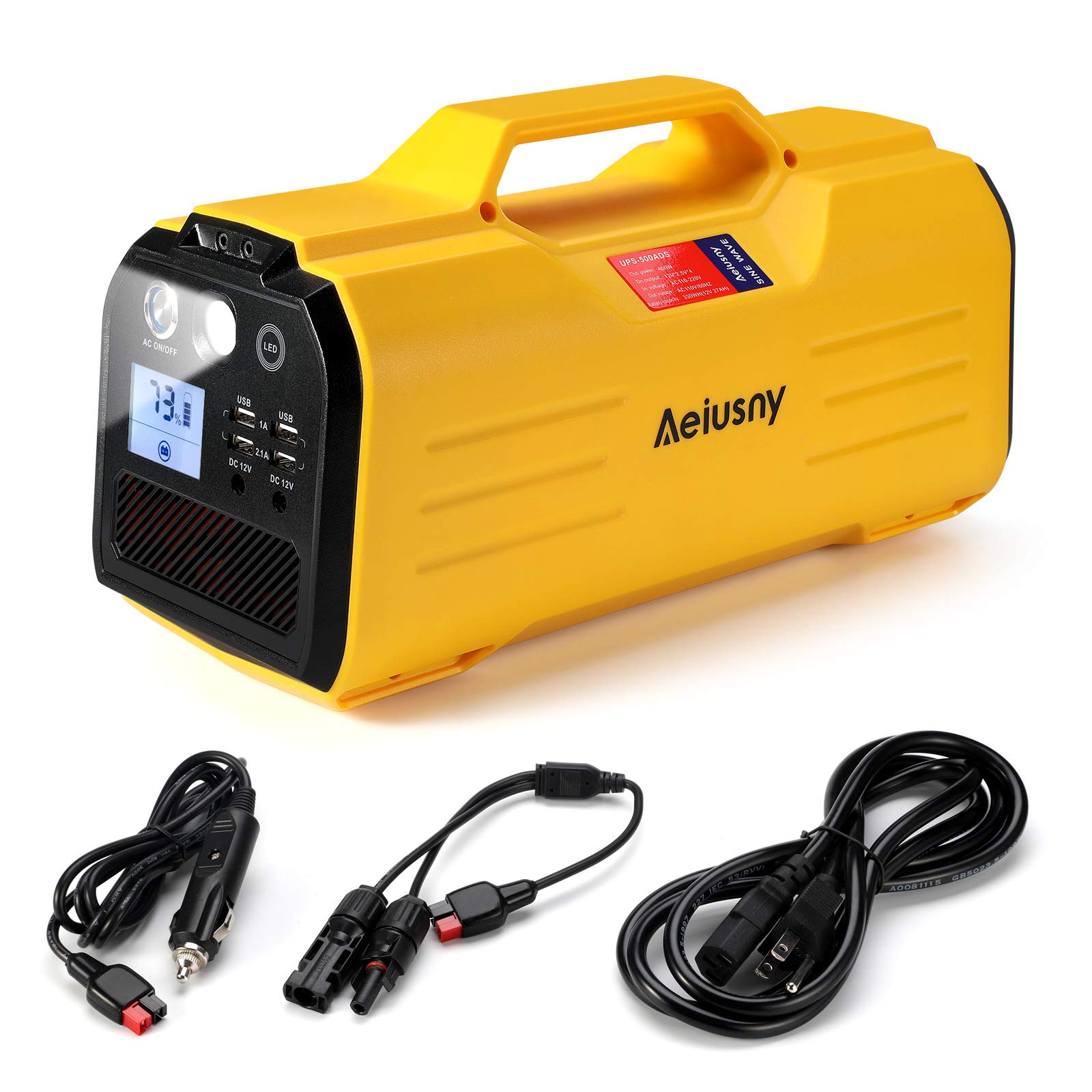 Aeiusny Portable Generator, 155Wh Power Inverter Battery Camping CPAP