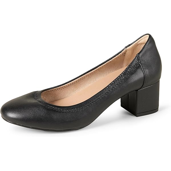Amazon.com | Anne Klein Women's Fabulist Leather Dress Pump, Black