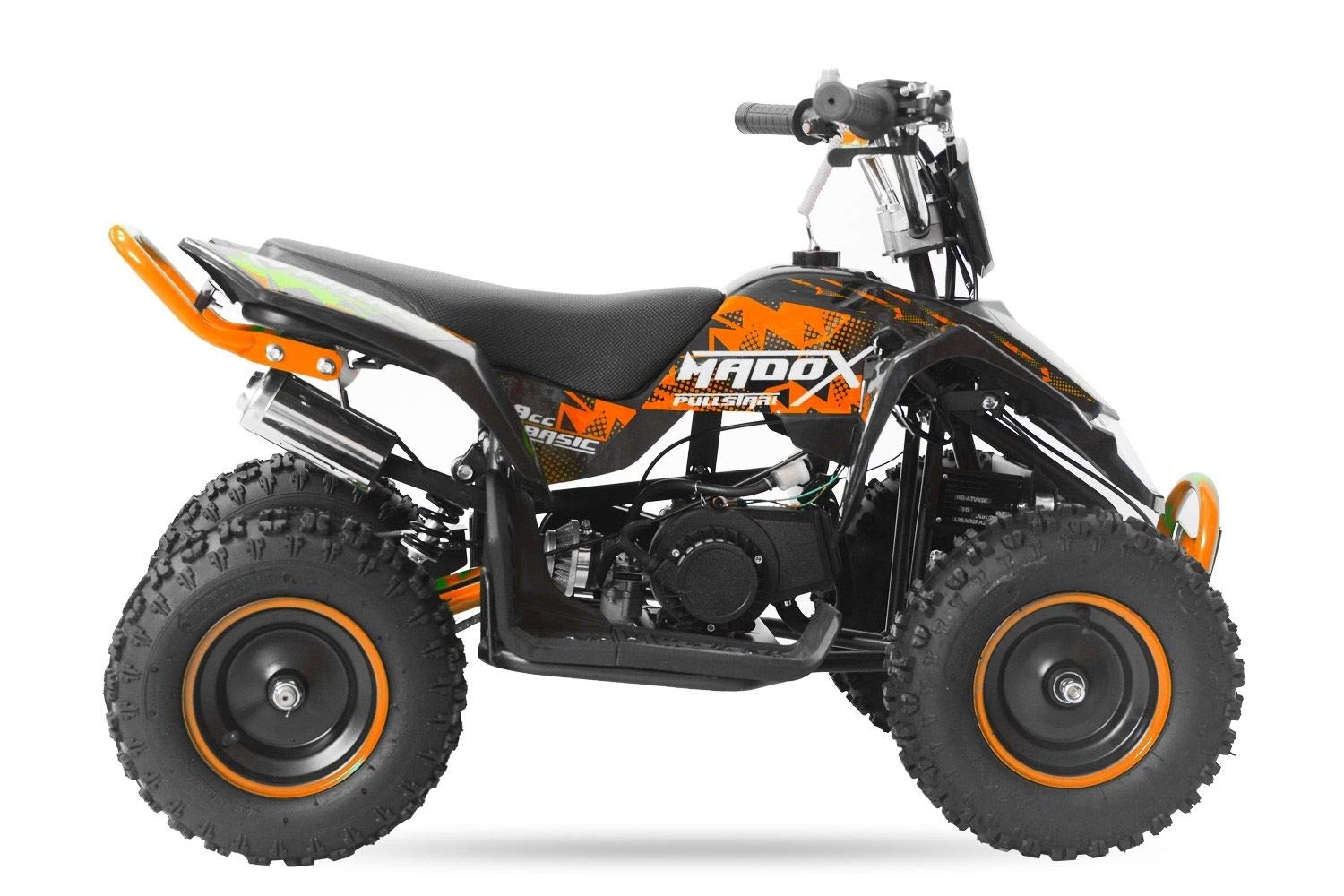 Madox Deluxe 49cc 6 Mont/&eacute; Noir et Orange