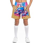 Cozople Boys Athletic Shorts Kids Basketball Shorts Mesh Breathable Shorts for 7-16 Years