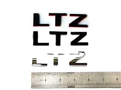 Yoaoo 2Pack OEM Black Lt Letter Nameplate Emblems