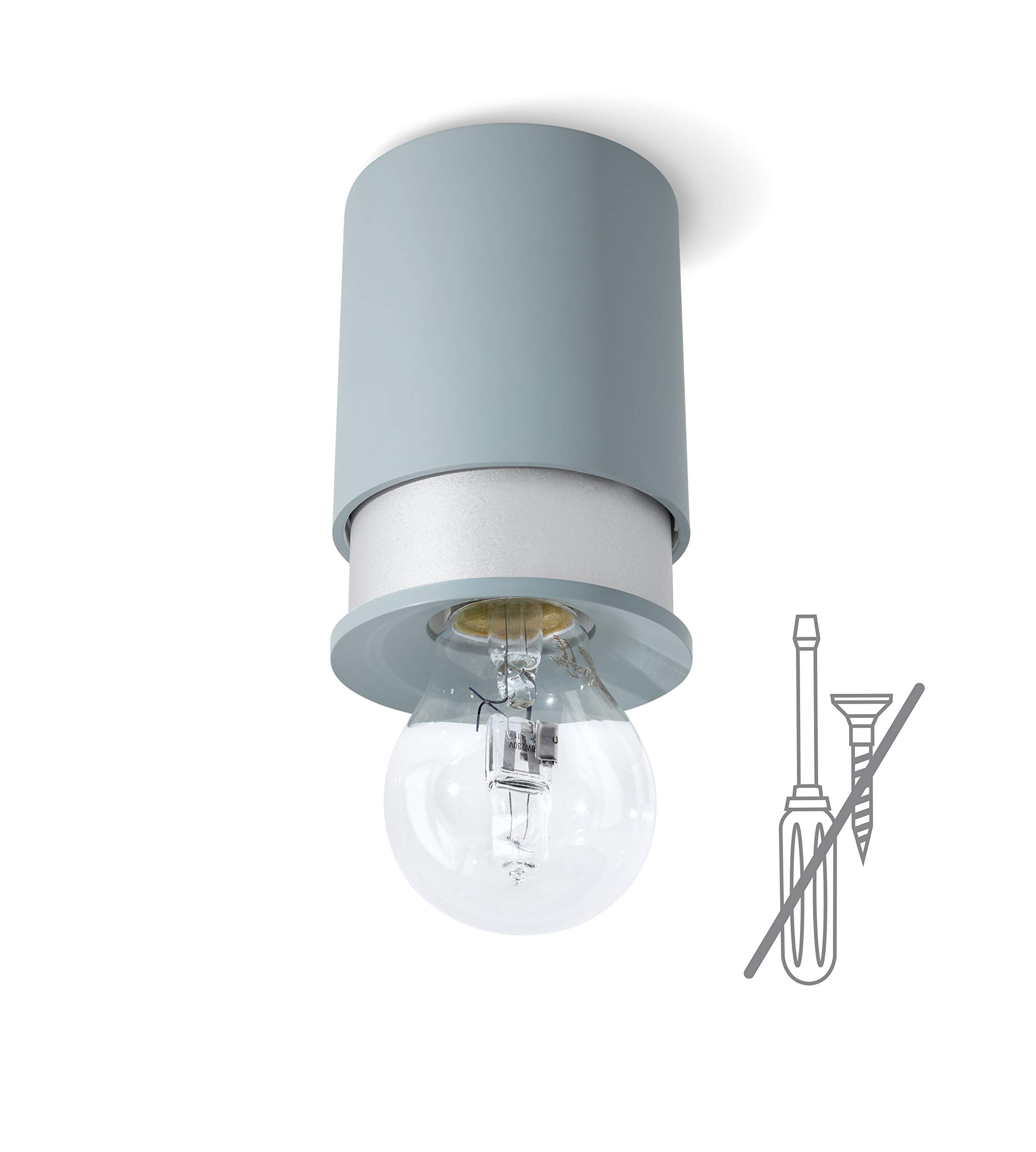 Twister Living Light Taupe/Silver, E27 (max.)