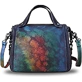 Genuine Leather Satchel Purse for Women Retro Handmade Top Handle Handbag Designer Crossbody Bags