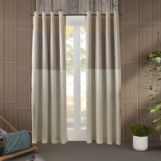 Amazon Com Jarl Home Three Color Stitching Blackout Curtains For