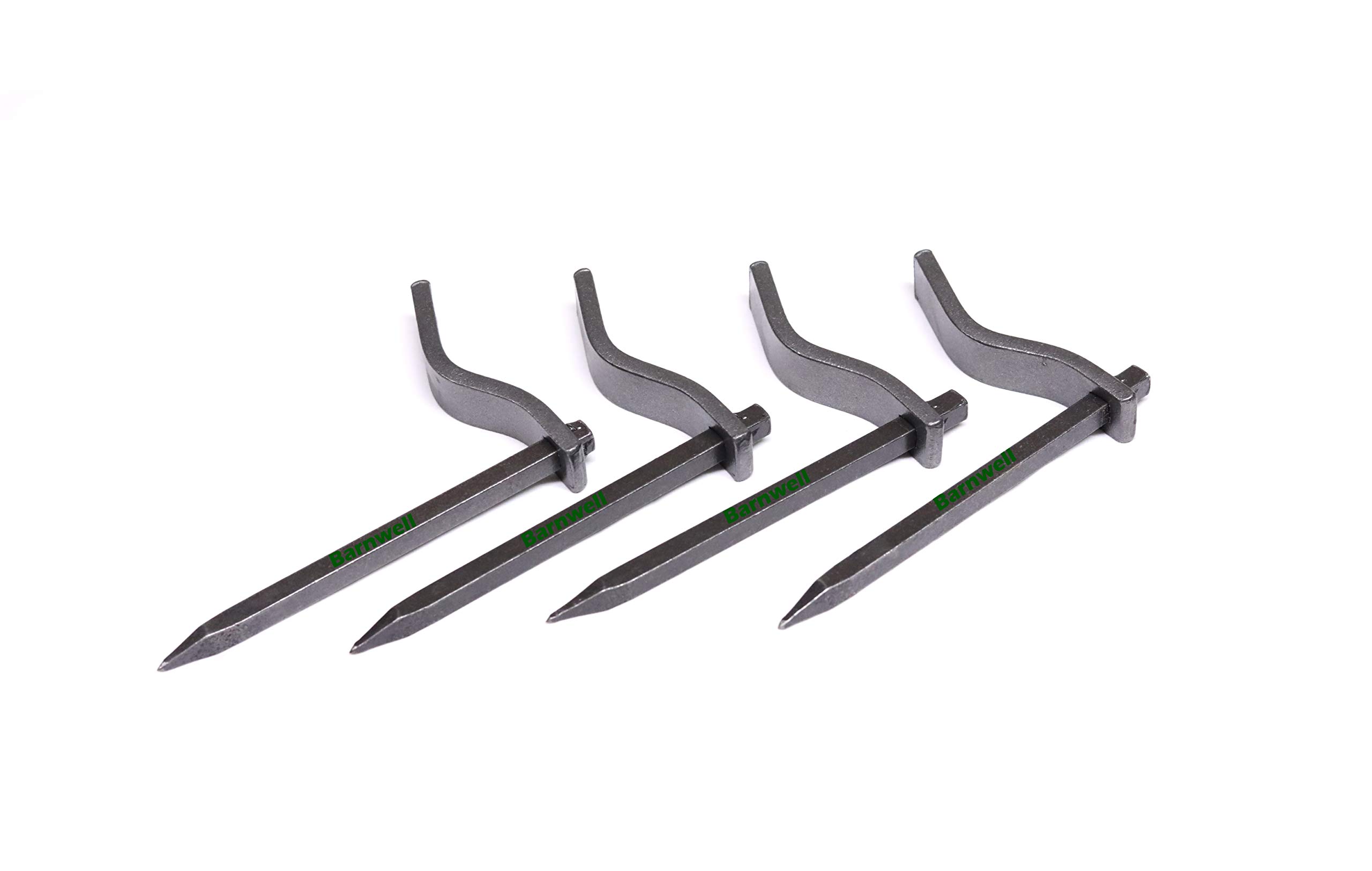 Barnwell Pack of 4 Short Dutch Pins Brick Block Concrete Hook Masons Peg Stubby 150mm