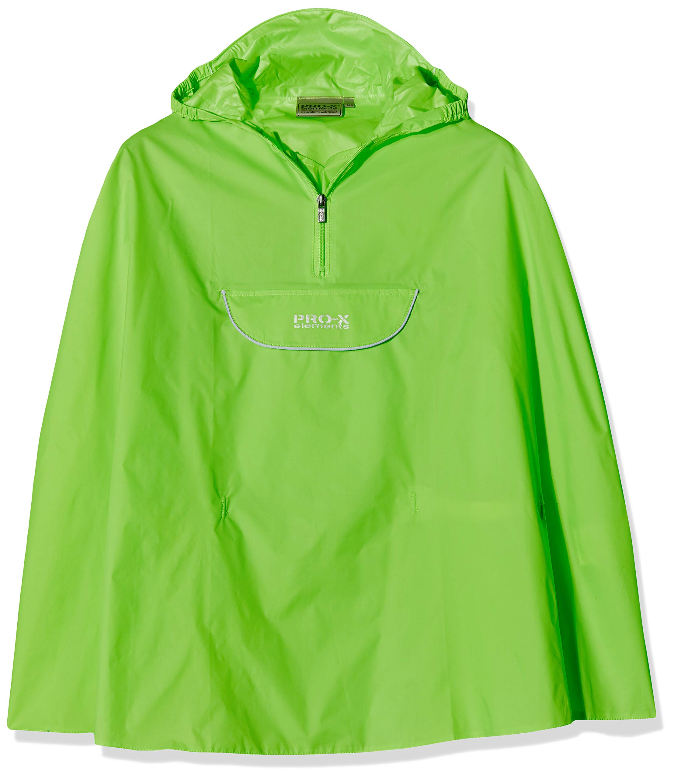 PRO-X elements Unisex children's Pasino poncho, unisex_child, Poncho, 9045, neon green, 140 (EU)