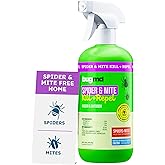BugMD Pet Safe Spider Repellent Indoor & Outdoor Spray | Natural Spider & Mite Killer with Peppermint Oil to Create a Pest-Free Home - 16oz