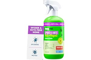 BugMD Pet Safe Spider Repellent Indoor & Outdoor Spray | Natural Spider & Mite Killer with Peppermint Oil to Create a Pest-Free Home - 16oz