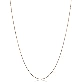 Kooljewelry Womens Rope Chain - 14k Rose Gold Pendant Necklace, Rose Gold Necklace